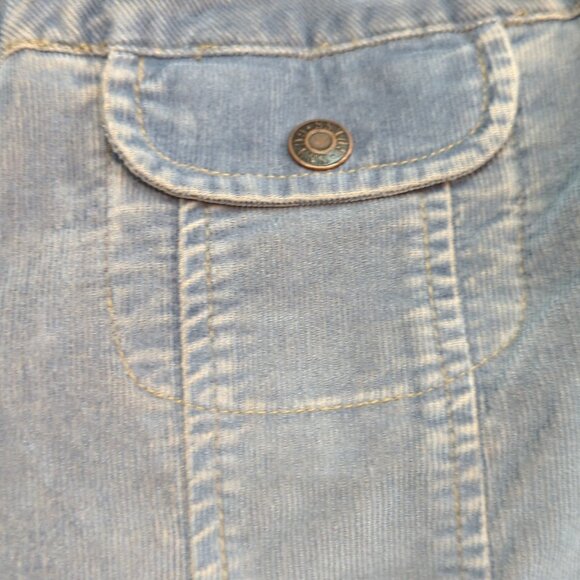 VTG Express Stretch Corduroy Flare Leg Pants Size 32 90’s Y2K Boho Hippie-lp - Picture 13 of 13